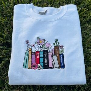 Taylor Swift Albums Embroidered sweatshirt